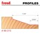 Freud 99315 112 dia Vertical Raised Panel Bit with 12 shank 2364 minor height
