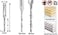 Amana Tool 46566 Solid Carbide CNC Foam DownCut Cutting Square End Spiral 14 Dia x 21