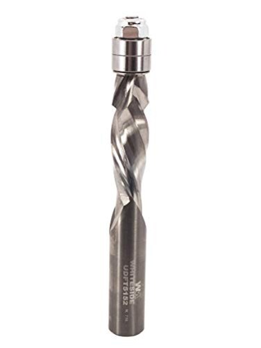 Whiteside Router Bits UDFT5152 Flush Trim Spiral Bit with UpDown 12Inch Cutting Diameter and 112Inch Cutting Length