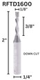 Whiteside Router Bits RFTD1600 18Inch Cutting Diameter and Spiral Flush Trim Bit with Down Cut
