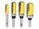 YONICO Router Bits Set Round Nose Core Box 4 Bit 14Inch Shank 14460q