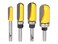 YONICO Router Bits Set Round Nose Core Box 4 Bit 14Inch Shank 14460q