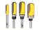 YONICO Router Bits Set Round Nose Core Box 4 Bit 14Inch Shank 14460q