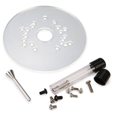 JASPER PRECISION TOOLS JASPER Unversal Router Base Plate for Trim Routers Compact Routers Plate with Screws