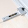 POWERTEC Track Saw Guide Rail Square 90 Right Angle Guide Rail Protractor Adjustable Square Guide Compatible with FestoolMakitaMilwaukee RidgidKreg 71962