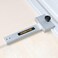 POWERTEC Track Saw Guide Rail Square 90 Right Angle Guide Rail Protractor Adjustable Square Guide Compatible with FestoolMakitaMilwaukee RidgidKreg 71962