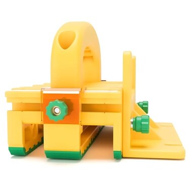 MICROJIG GRRRIPPER by Microjig Includes SafeRip Kit Fully Adjustable 3D Push Block for Table Saws Router Tables Band Saws and Jointers SKU GR100 YellowGreen