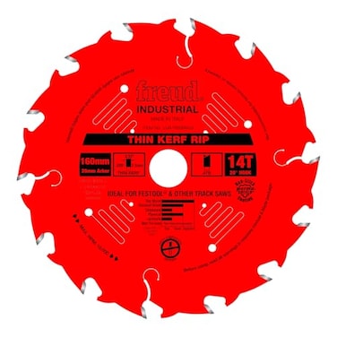 Freud LU87R006M20 160mm Thin Kerf Rip Blade