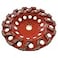 EDiamondTools 7 High Performance Diamond Grinding Wheels for Aggressive Concrete Paint Epoxy Mastic Coating Removal 1820 Grit S Segments 7858 Arbor