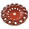 EDiamondTools 7 High Performance Diamond Grinding Wheels for Aggressive Concrete Paint Epoxy Mastic Coating Removal 1820 Grit S Segments 7858 Arbor