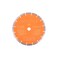 Evolution 9 Inch Premium Diamond Blade With Segmented Edge And High Diamond Concentration 78 In BoreOrange