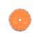 Evolution 9 Inch Premium Diamond Blade With Segmented Edge And High Diamond Concentration 78 In BoreOrange