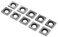 WEN BP510H 14mm HSS Replacement Spiral Planer and Jointer Blades 10 Pack