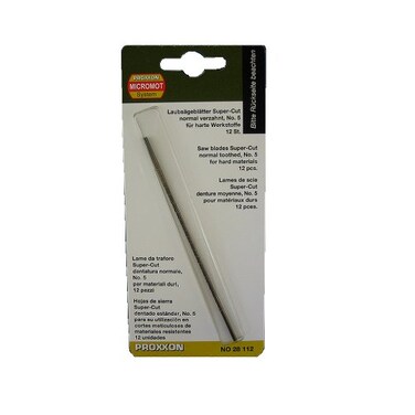 Proxxon 28112 Standard 36 Teeth SuperCut Scroll 36T Saw Blades 12Pieces