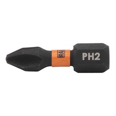 Railer Phillips 2 Impact Driver Bit Impact Grade Phillips 2 Cross 1 Inch Bits 25 Pack