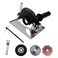 Dnyta Angle Grinder Holder 45 Degree Adjustable Cutting Machine Base Angle Grinder Accessories Shield Cover for 100125mm Adjustable Anglegrinder Bracket