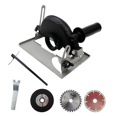 Dnyta Angle Grinder Holder 45 Degree Adjustable Cutting Machine Base Angle Grinder Accessories Shield Cover for 100125mm Adjustable Anglegrinder Bracket