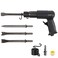 UPWOOD UWAH190 Medium Barrel Air Hammer Kit with Quick Change Retainer and 4 Chisels 258 Inch Stroke 3500 BPM Lightweight