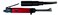 Chicago Pneumatic CP7120 Air Powered Adjustable Needle Scaler and Chisel 4600 BPM Red