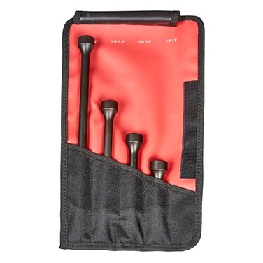 Mayhew Tools 32025 Pneumatic Hammer 4Piece Set Black Oxide Finish