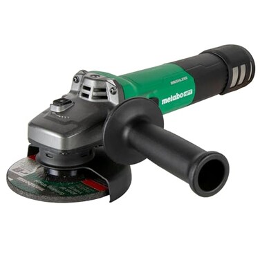 Metabo HPT Angle Grinder 412Inch 12 Amp AC Brushless Motor Variable Speed 3Position Side Handle G12VE2