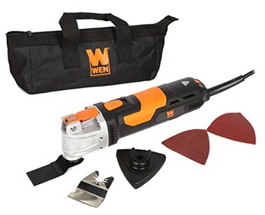 WEN Oscillating MultiTool Kit 35A Variable Speed with Accessories and Carrying Case MT3537