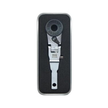 711L Flat End Flex Head EDC Ratchet Wrench Screwdriver Accessory Compatible with Multitools Flat Bit Adapters