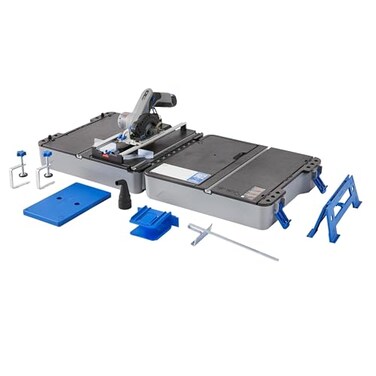 Dremel Blueprint Portable Saw Station with 12V Brushless Compact Circular Saw and MultiPurpose Cutting Case CS12VS1C