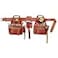 Custom Leathercraft CLC 21448 4 Piece Pro Framers Combo System Tool Belt 15 PocketBrown
