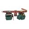 Occidental Leather OxyLights Framer Tool Belt Package with Double Outer Bag Medium Green 22 Pockets Tool Holders Made in USA