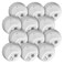 First Alert SMICO100AC Interconnect Hardwire Combination Smoke Carbon Monoxide Alarm with Battery Backup 12Pack
