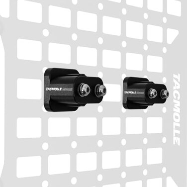 TACMOLLE 2Pack Mounting Brackets Base for MOLLE Panel MOLLE Accessories Adapter Mount for Fire Extinguisher Mount Gun Rack Gas Can Holder