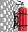 PLUSBEAM Fire Extinguisher Mount CNC Aluminum Quick Release Molle Panel Bracket Fire Extinguisher Mount Kit with 4 Adjustable Clamps for Vehicles Red