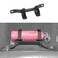 CheroCar for Dodge RAM 20092017 Fire Extinguisher Holder Mount CoPilot Seat Under Adjustable Roll Bar Fire Extinguisher Holder Accessories IronBinding 4PCS Black