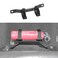 CheroCar for Dodge RAM 20092017 Fire Extinguisher Holder Mount CoPilot Seat Under Adjustable Roll Bar Fire Extinguisher Holder Accessories IronBinding 4PCS Black