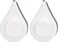 THIRDREALITY Zigbee Water Leak Sensor with Dripping Detection 2 Pack 120 dB Alarm App Notifications Enabled When Work with Home Assistant and Compatible Zigbee HUB Batteries Included