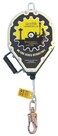 Guardian Fall Protection 10918 Halo Big Block Cable SRL 65 ft Self Retracting Lifeline with Swivel Top Swivel Hook