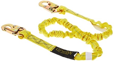 Guardian Fall Protection 11200 IS72 6Foot Internal Shock Lanyard with snap hooks
