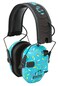Walker's Walkers Razor Slim Electronic Earmuffs Ultra Low Profile Compact Design Adjustable Range Shooting Hunting Hearing Protection Blue Sprinkles
