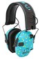 Walker's Walkers Razor Slim Electronic Earmuffs Ultra Low Profile Compact Design Adjustable Range Shooting Hunting Hearing Protection Blue Sprinkles
