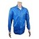 Static Care ESD JacketMedium Weight 90 Polyester 10 Carbon Fabric with Lapel Collar and Snap Cuff Blue Extra Large