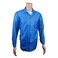 Static Care ESD JacketMedium Weight 90 Polyester 10 Carbon Fabric with Lapel Collar and Snap Cuff Blue Medium
