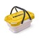 FRABILL Collapsible Bait Bucket with AeratorWhiteYel