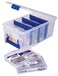 Flambeau Outdoors 4510FB Terminal Tackle File Satchel 8 Bulk Boxes for Packaged Tackle Clear