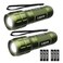 Lighting EVER LED Flashlights High Lumens Small Flashlight Waterproof Adjustable Focus Flash Light for Outdoor Emergency Camping AAA Batteries Included 2 Pack