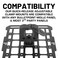 Bulletpoint Mounting Solutions Quick Release Adjustable Clamp Mounts Compatible with Molle Panels 2Pack