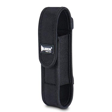 WUBEN Flashlight Holster LED Tactical Flash Light Nylon Pouch Holder Belt Adjustable Heavy Duty Carry Case 55x12 Flashlight not Included