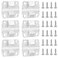 Kscjdg Replacement Coleman Cooler Hinges Coleman Cooler Parts 5253 6262 62706Pack