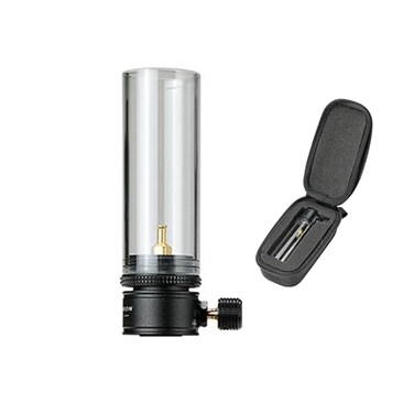 camping moon CAMPINGMOON Candle Lantern Gas Mini Small Camping Backpacking Black BKT1D