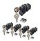 PUROCEAN Push Button Lock Push Open Latch Push Close Knob Golf Cart Lock for Marine Boat ToolboxGlovebox5 Packs